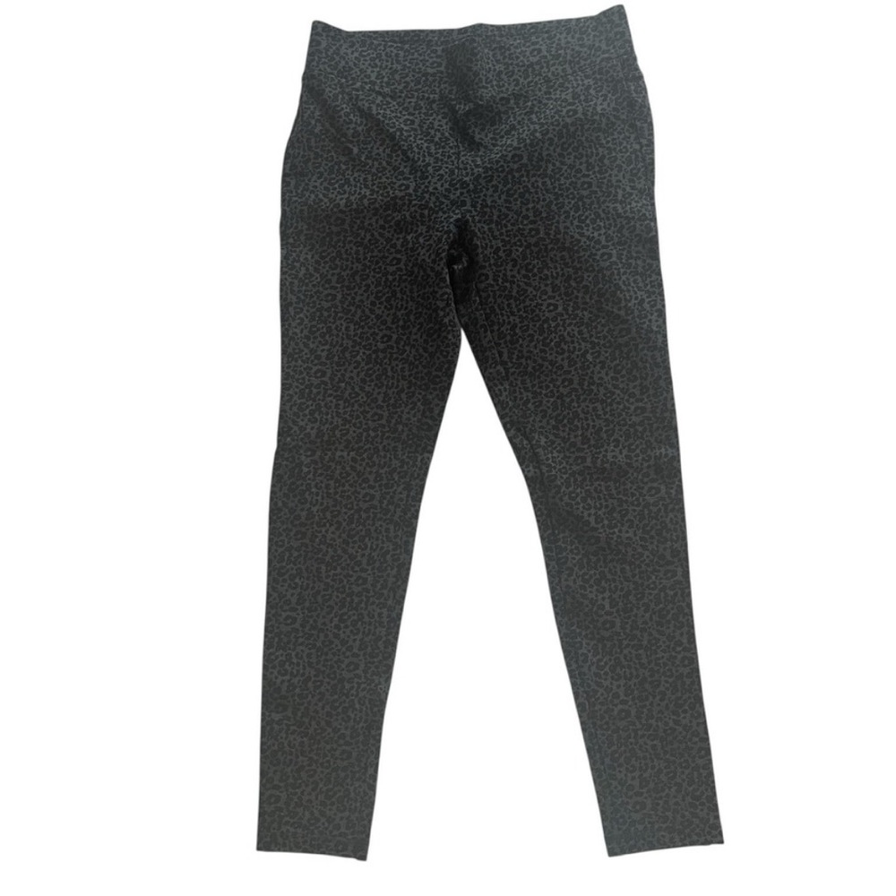 LOFT Women's Size MP Gray Cheetah Leopard Legging Ponte Pants Skinny